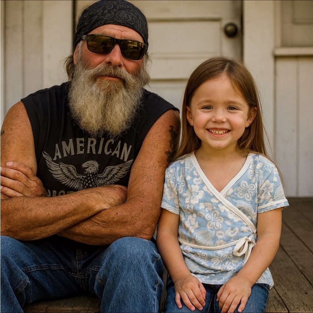 Vintage Harley-Davidson Girls wrap top size 6 Y2K